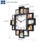Photos Frame Wall Clock Photowall Wall Hanging Home Decor 12 Pictures Display